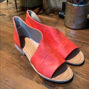 Cute leather sandals